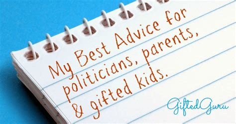 advice  parents teachers  gifted kids