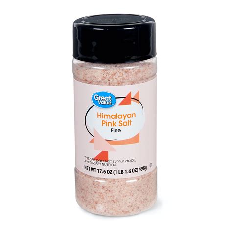 great  fine himalayan pink salt  oz walmartcom