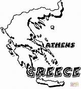 Greece Coloring Pages Ancient Map Greek Flag Printable Drawing Pottery Color Outline Getcolorings Supercoloring Getdrawings Choose Board sketch template