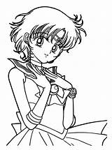 Coloring Pages Sailor Moon Coloring4free Tsukino Usagi Mercury Printable sketch template