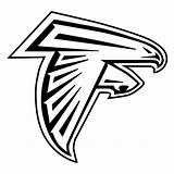 Falcons Atlanta Falcon Logo Coloring Clipart Pages Nfl Football Printable Clip Svg Window Symbol Vinyl Decal Decals Silhouette Cliparts Laptop sketch template