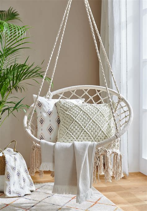 bohemian style decoration hanging chair  fringes bohemian style