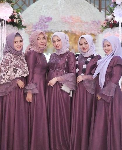 model baju bridesmaid hijab 2019 free photo and wallpaper