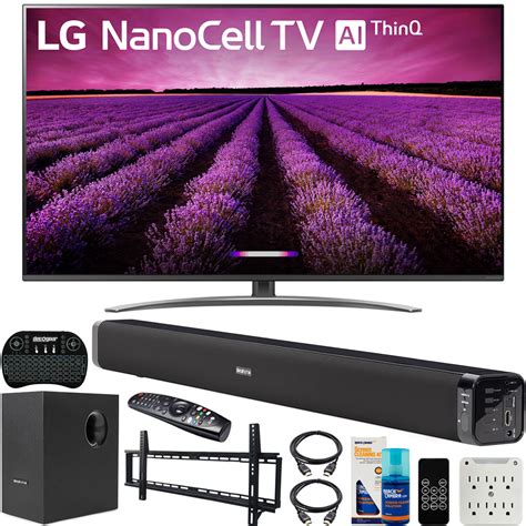 lg 55 nano cell 4k ultra hd led smart tv 2019 bundle deco gear