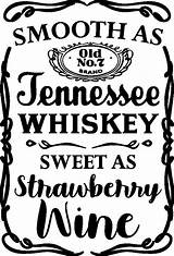 Whiskey Smooth sketch template
