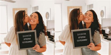 a lesbian influencer couple launched a ‘donor sperm giveaway and