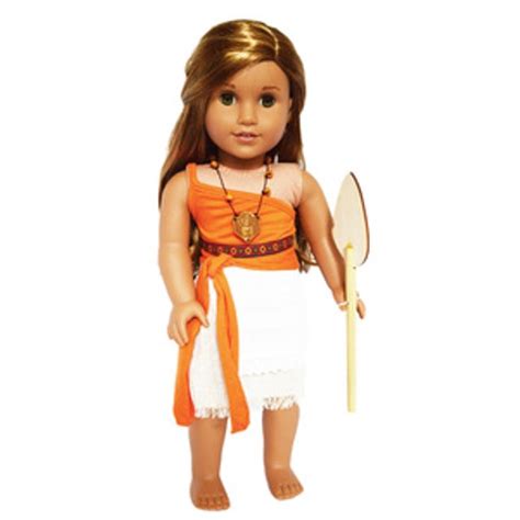 american creations polynesian princess outfit compatible with 18 inch