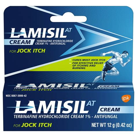 Lamisil At Terbinafine Hydrochloride 1 Antifungal Cream For Jock Itch