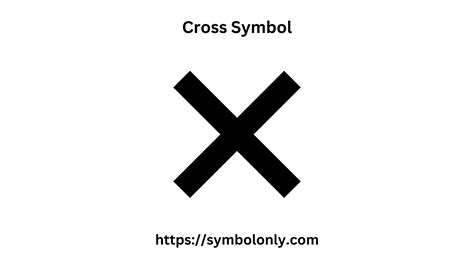 cross symbol copy  paste