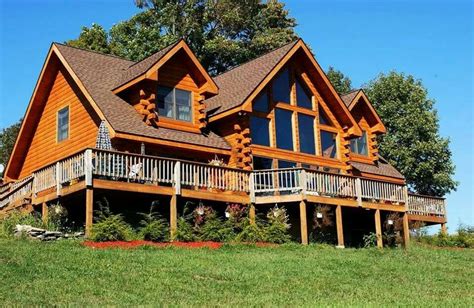 wrap  porch estemerwalt homes log cabins log furniture pinterest