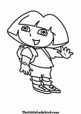 Oahu Designlooter Dora sketch template