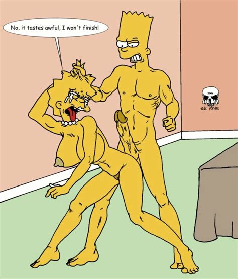 Rule 34 Bart Simpson Color Female Human Lisa Simpson Male Nipples