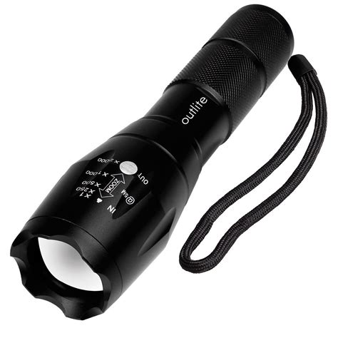 outlite  portable ultra bright handheld led flashlight  adjustable focus   light