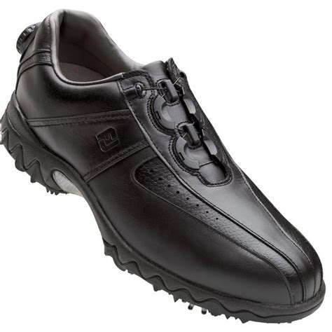 footjoy mens black contour series boa leather golf shoes  shipping today overstockcom