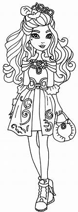 Coloring Ever After High Darling Charming Pages Printable Print Books sketch template