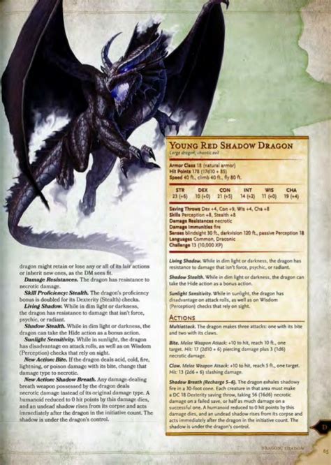 dd shadow dragon dungeons  dragons classes dungeons  dragons