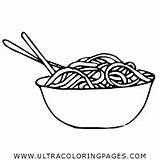Noodles Coloring Pages Eat Template sketch template
