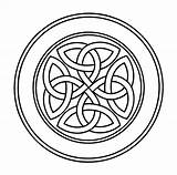 Celta Mandalas Celtas Keltische Redondo Wikinger Malvorlagen Muster Knots Betwixt Patches sketch template