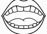 Preschool Coloring Mouth Teeth Worksheets Bing Kindergarten Health Dental sketch template
