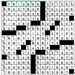 sludge output ultimate featured  clue    york times crossword
