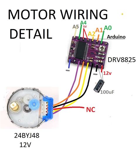 arduino uno stepper motor wiring diagram