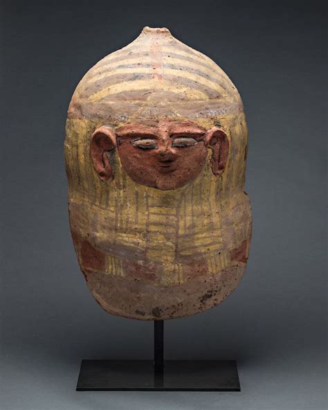 egypto philistine terracotta anthropoid sarcophagus lid x 0382 origin
