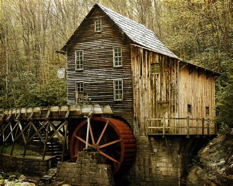 vintage grist mill  glade creek grist mill  restored flickr