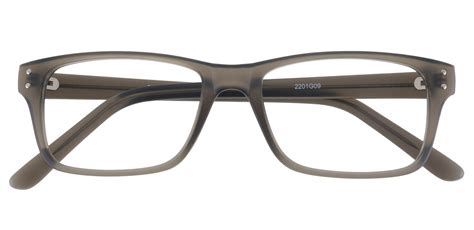 Fabian Rectangle Prescription Glasses Gray Men S Eyeglasses Payne