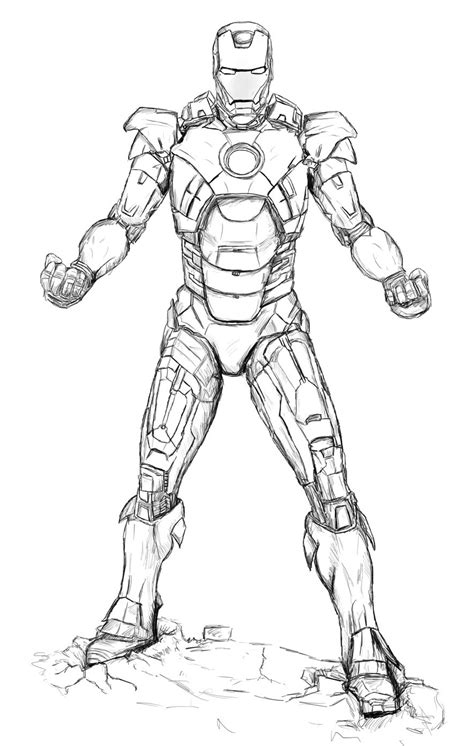 wonderful iron man coloring pages  kids