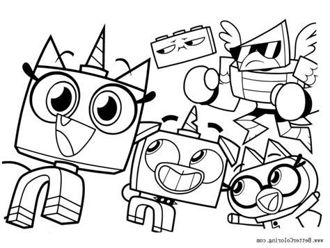 doubts   clarify  unikitty coloring pages coloring