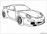 Porsche Coloring 911 Pages Gt3 Cool Cars Color Printable Car Print Spyder Drawing Kids Coloringpagesonly Template Categories sketch template