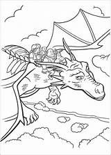 Coloring Pages Shrek Dragon Choose Board sketch template