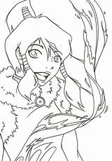 Korra Coloring Pages Water Draw Bending Legend Avatar Color Print Popular Comments Coloringhome sketch template