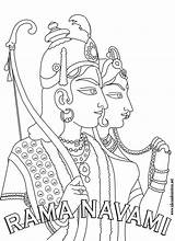 Ram Coloring Pages Navami Drawings Krishna Painting Sketches Kids Hare Holiday Worksheets Disney Familyholiday Choose Board sketch template