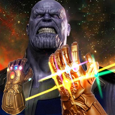 Thanos Infinity Gauntlet Led Light Gloves Marvel Legends Avengers 4