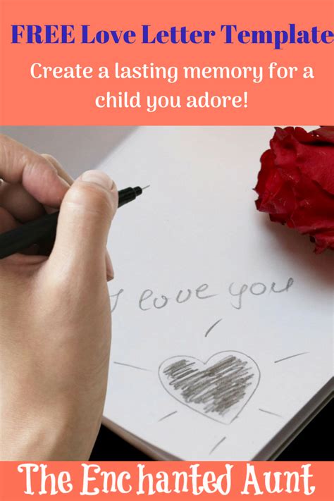 letter template writing  letter   child  love