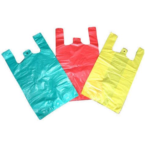 colour plastic carry bag  packbdlctn