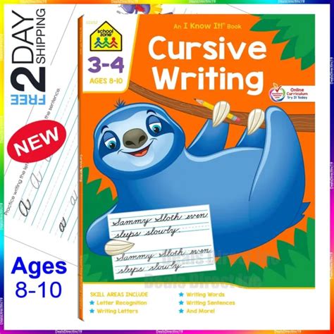 cursive writing practice handwriting book workbooks  kids beginners
