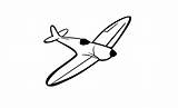 Spitfire Drawing Plane Clipartmag sketch template