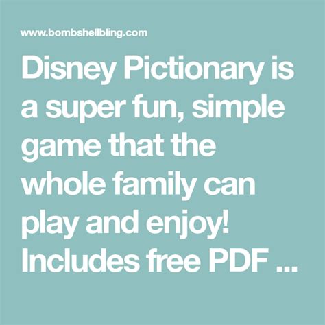 disney pictionary   super fun simple game    family