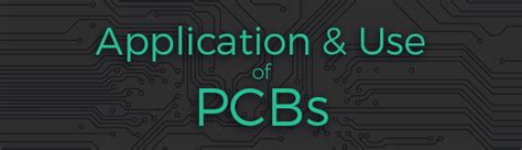 application  pcb pcb application pcbcart