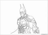 Batman Arkham Knight Pages Coloring Lineart Color Online Print sketch template