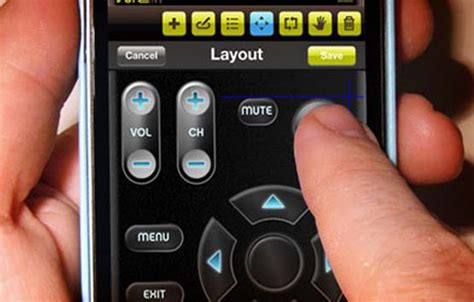 apple patent depicts iphone   programming tv remote