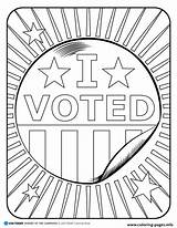 Coloring Pages Voted Printable Voting Color Getdrawings Book sketch template