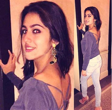sara ali khan flaunts her sexy back and it can t get any hotter than this view pic