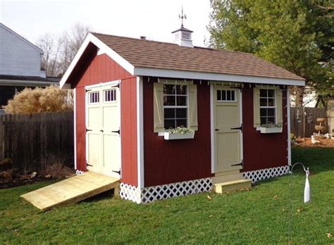 Amish Built Ez Fit Riverside Shed Alpine Structures In Ohio