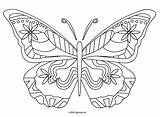 Coloring Butterfly Pages Wings Morpho Monarch Blue Easy Cut Getcolorings Printable Spring Color Template Butterflies sketch template
