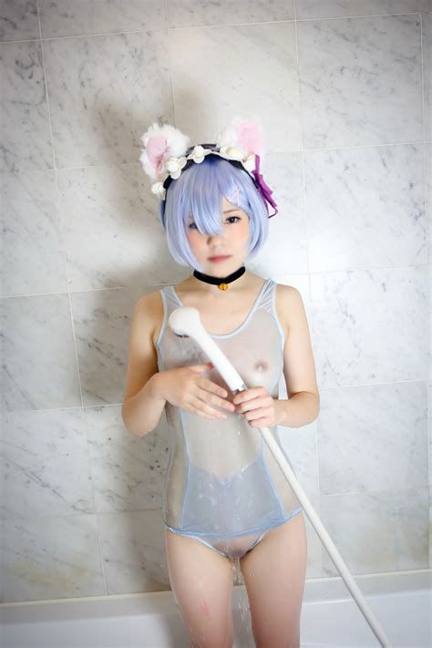 sexy rem ero cosplay “has pussy keyhole lingerie