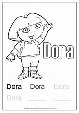 Dora Swiper sketch template