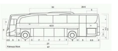 gambar membuat miniatur bus triplek kardus akrilik sketsa